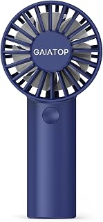 Gaiatop Portable Fan Rechargeable, Powerful 3 Speed Mini Fan Portable, USB Hand Fan Rechargeable Cute Small Electric Fan f... Price In India