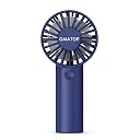 Gaiatop Portable Fan Rechargeable, Powerful 3 Speed Mini Fan Portable, USB Hand Fan Rechargeable Cute Small Electric Fan for Makeup Travel Camp Shopping Indoor Outdoor(Blue) gallery image