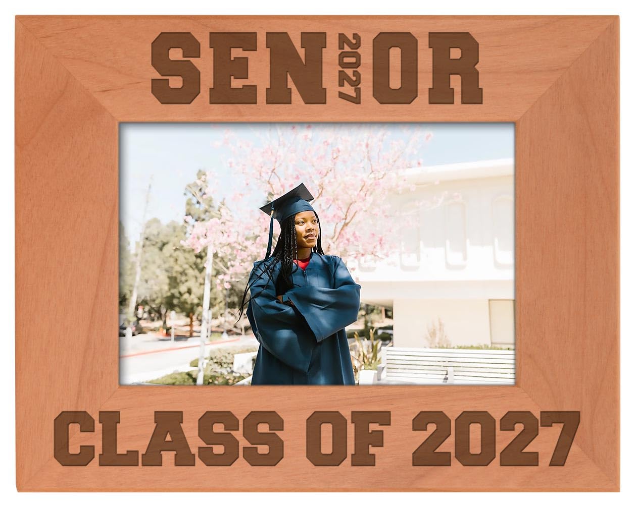 Amazon.com - ThisWear Senior Class of 2027 Graduation - Wood