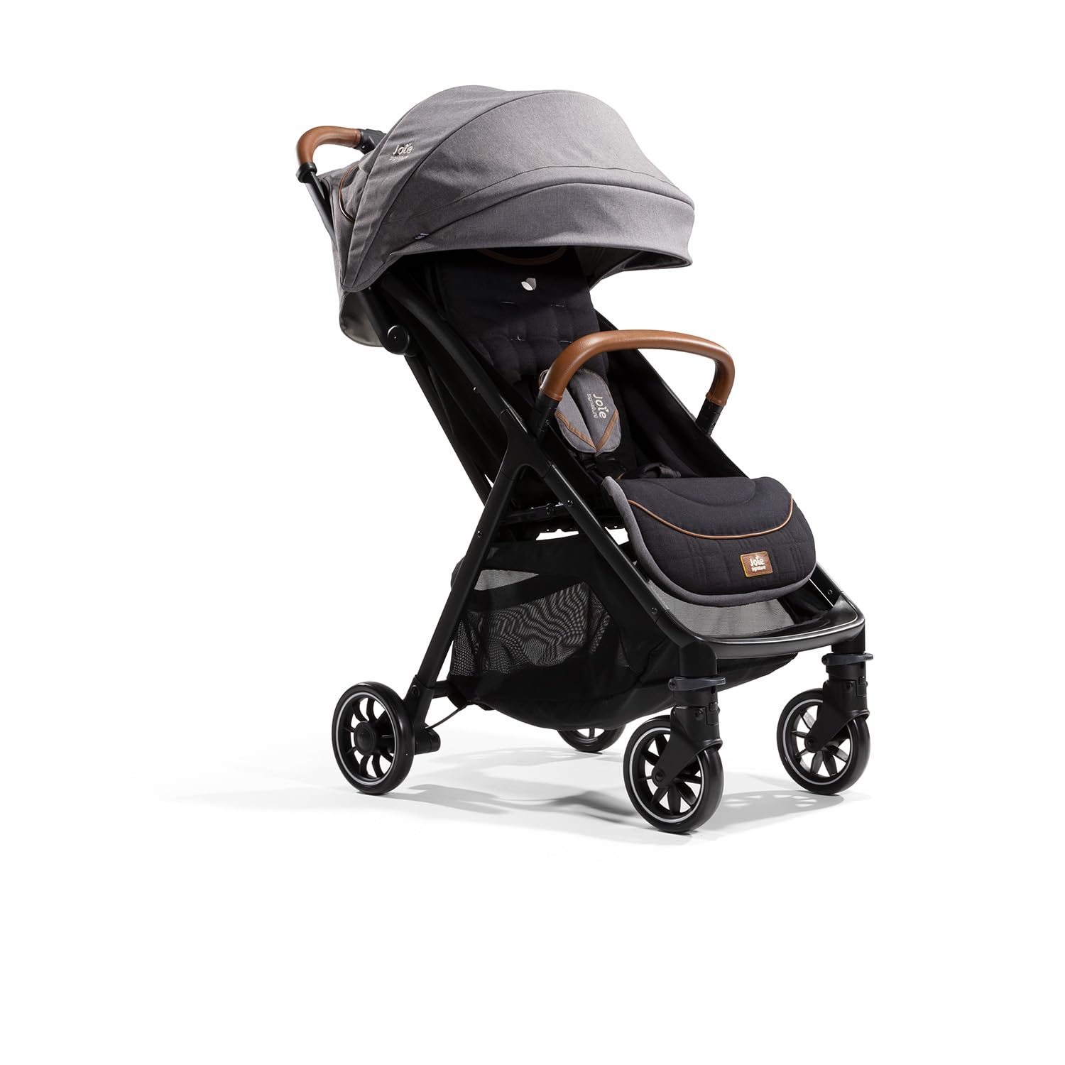 Joie Parcel 3in1 Compact Lightweight Travel Stroller - Pram with 5-Point Harness & One-Hand Fold Baby Stroller for 0-4 Years, Magnetic Buckles for Harness Suitable from Birth to 22 kg