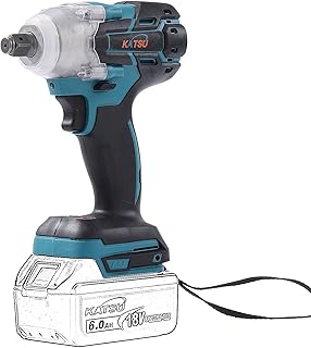KATSU FIT-BAT 21V 18V Cordless Brushless Impact Wrench 400N.M 1/2 Inch, Brushless Motor, Dual Speed Automatic Power Tool, Without Batteries (Body Only) 102474