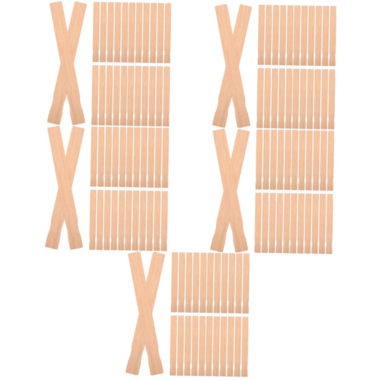 Ciieeo 5 Ensembles De Peinture Bâtonnets Des Bâtons Peintures Avec Les Agitateurs Coloré Tiges Outils Pour Mélanger La Peinture D'agitation Bois Réutilisable 25 Pièces * 5