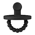 Ryan & Rose Cutie PAT Pacifier Teether (Slant, Black)
