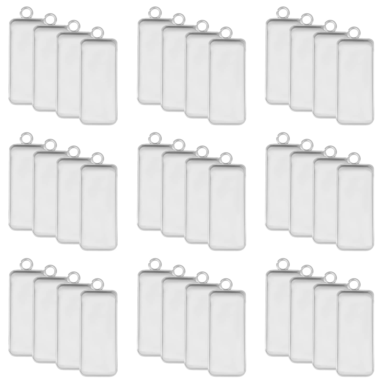 Charms en acier inoxydable durables 10x25mm PandaHall de qualité supérieure
