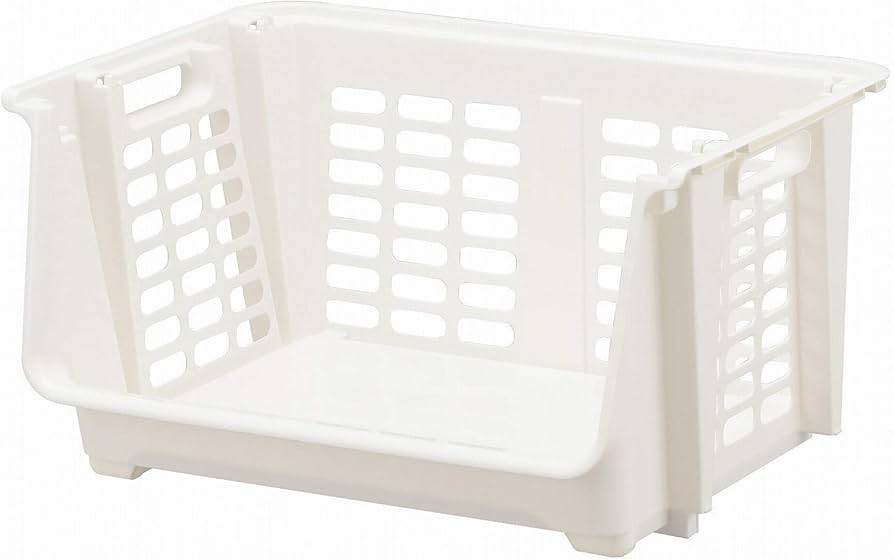 Amazon｜サンカ 積み重ねラック ストックス 23 ホワイト (幅45×奥行34