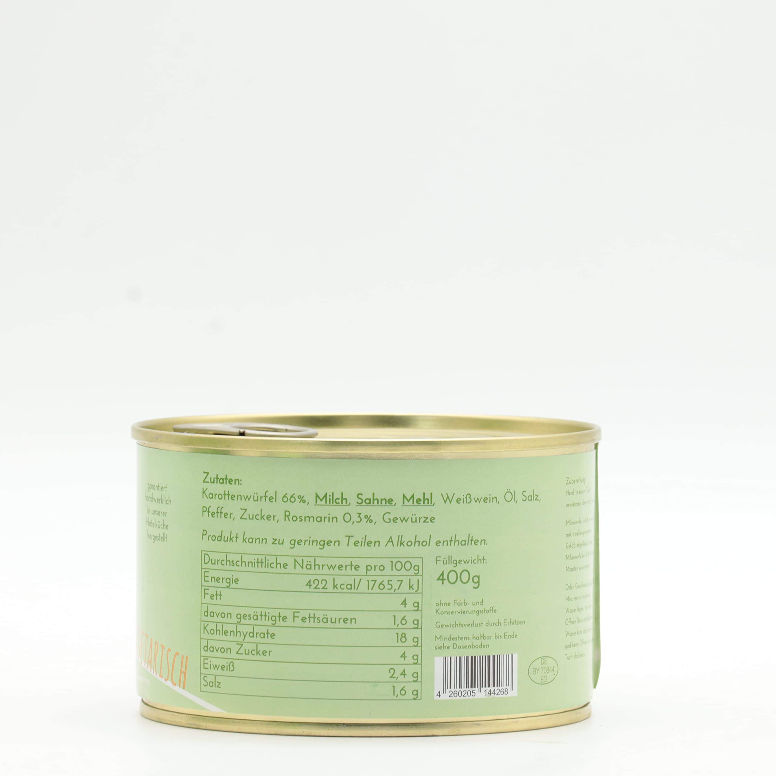 Diem - Festessen - Geschenkset - In der Konserve - 2x Rinderbraten 400g, 2x Semmelknödel 400g (270g Abtropfgewicht),1x Rahmkarotten 400g, 2x Spargelcremesuppe 400g