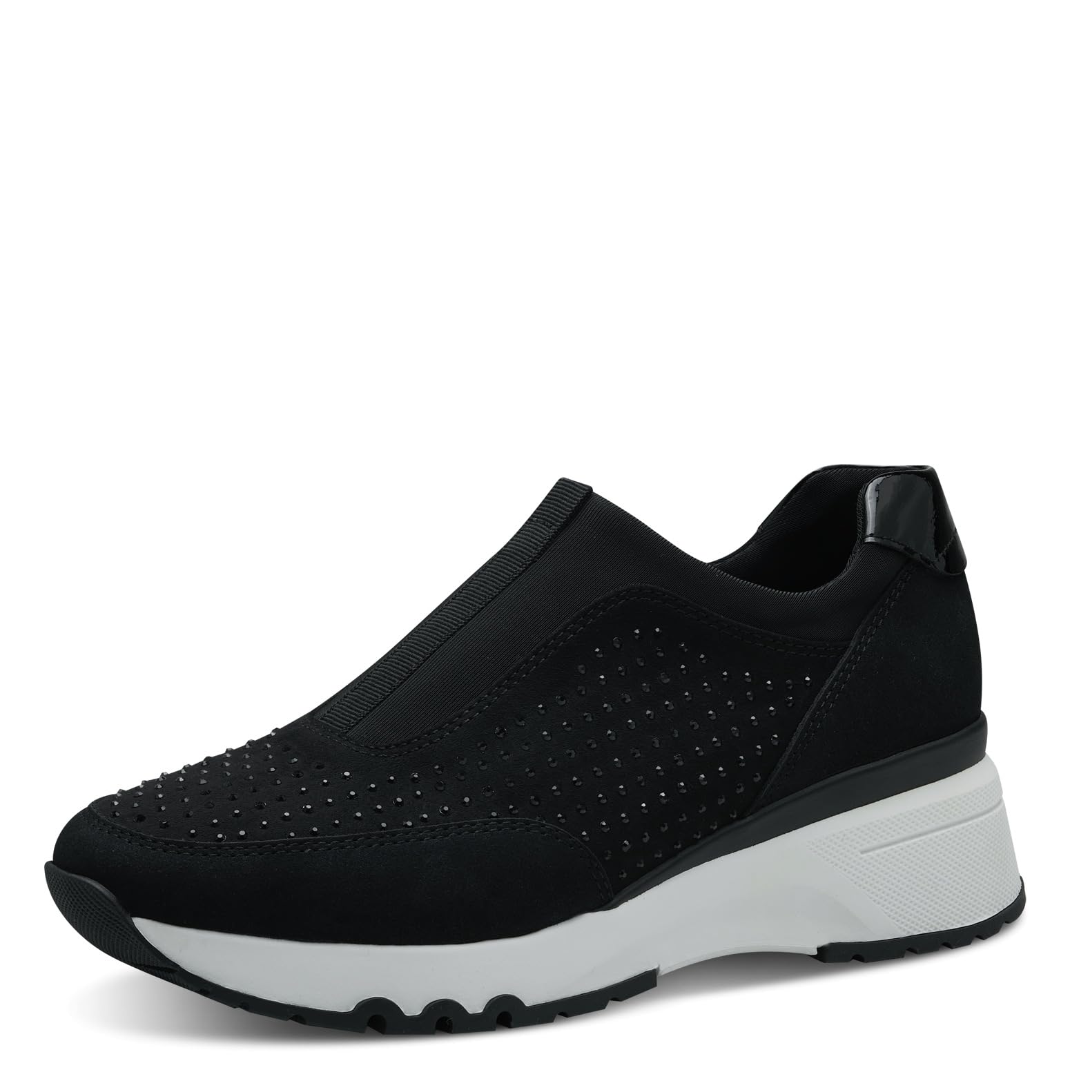 MARCO TOZZI Women's 2-24730-41 Sneaker, Black Comb, 5.5
