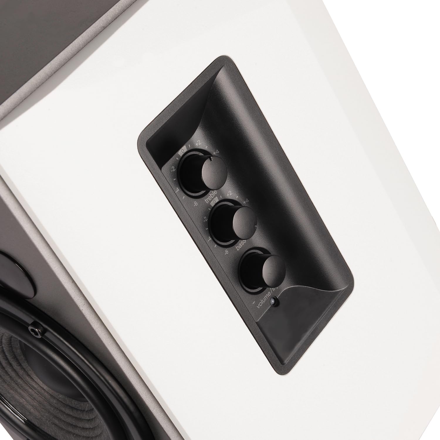 Edifier R1380T - Altavoces Estudio Biblioteca Activos, Mando a Distancia IR, entradas RCA, Tomas ópticas y coaxiales, Amplificador Integrado, 42 W, Color Blanco