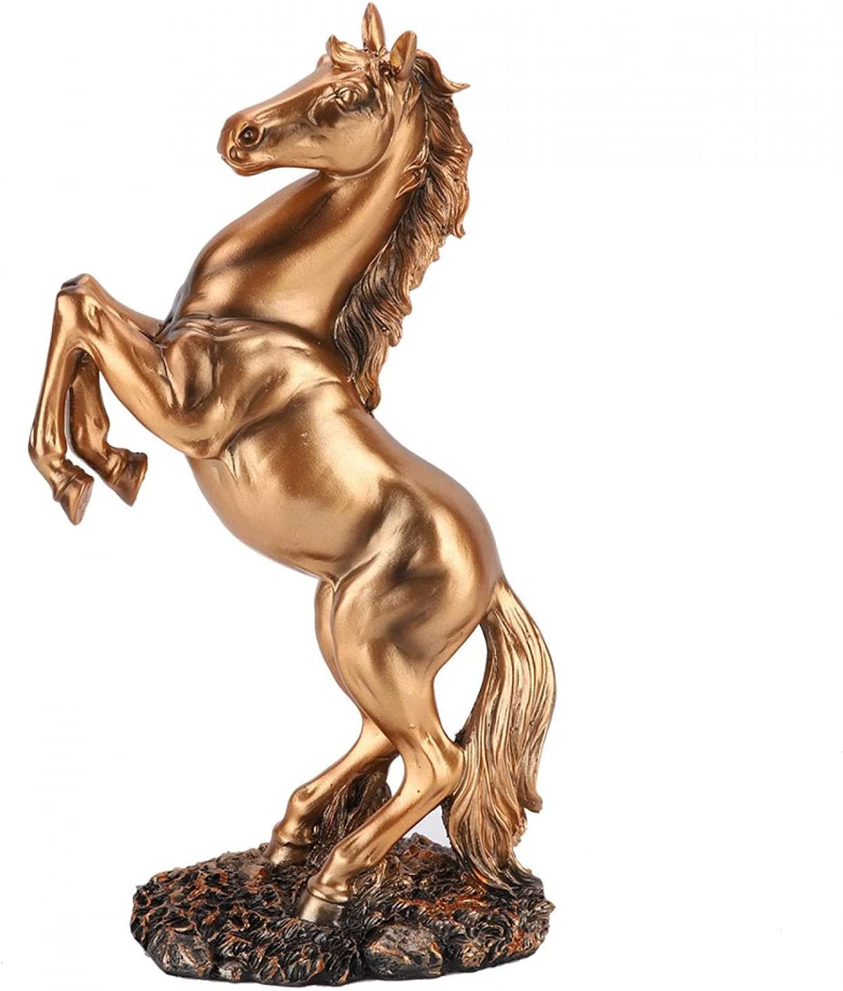 Een Paar Paard Standbeeld Abstracte Dier Hars Mode... - Vicedeal