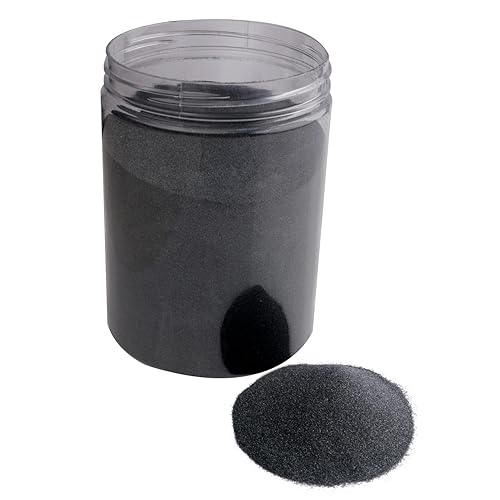 Vaso de 2 libras, grano de arena para pulir rocas, funciona con cualquier vaso de roca, pulidor de rocas, pulidor de piedra, grano de carburo de