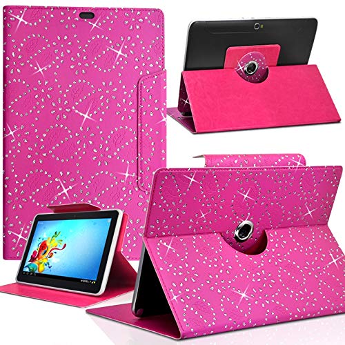 Karylax - Funda universal para tablet Alcatel One Touch Pixi de 7 pulgadas, diseño de diamante,...
