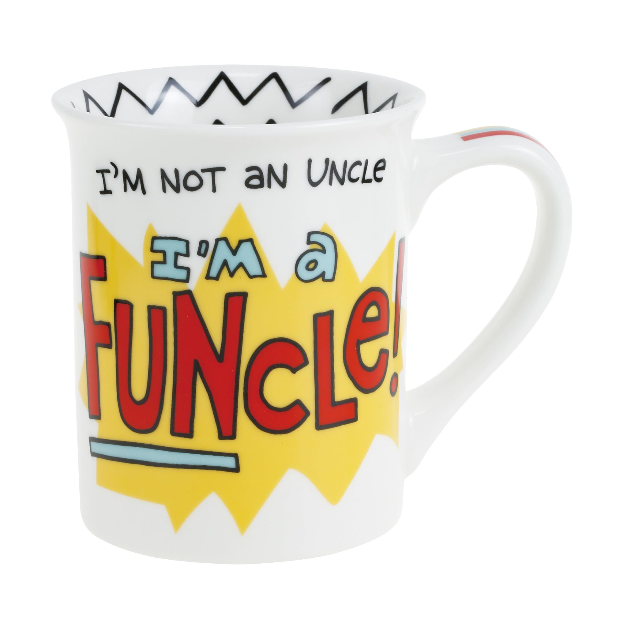 Enesco Our Name is Mud Fun Uncle Like a Dad Coffee Mug, 16 Ounce, Multicolor