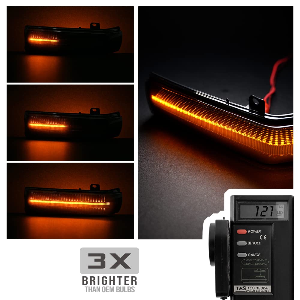 Zijknipperlicht | Fiat | diverse modellen o.a. Doblo, Fiorino, (Grande) Punto, Punto EVO, Idea, Multipla, Panda, Qubo en Stilo | LED | Dynamic Turn Signal | Helder