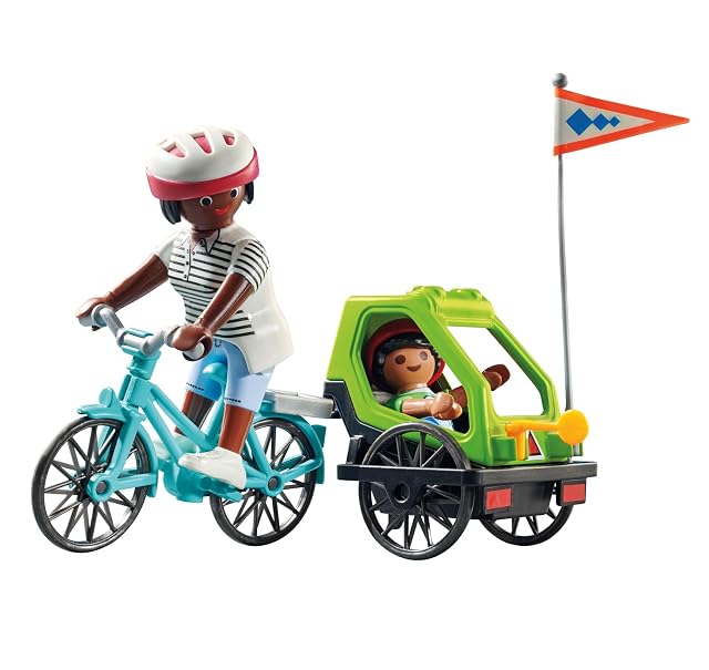 Foto 3 de 4 de PLAYMOBIL - 70601 - Cyclistes maman et enfant