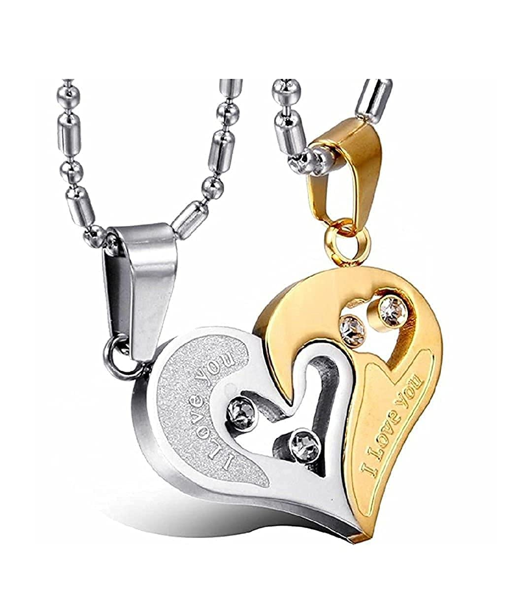 See full amazon price history chart for BigMart Golden Silver & Stainless Steel I Love You Broken Heart Locket Pendant for Boys (Golden & Silver) BigMart Golden Silver & Stainless Steel I Love You Broken Heart Locket Pendant for Boys (Golden & Silver) (B0839BM2D6) Amazon Price History, Amazon Price Tracker