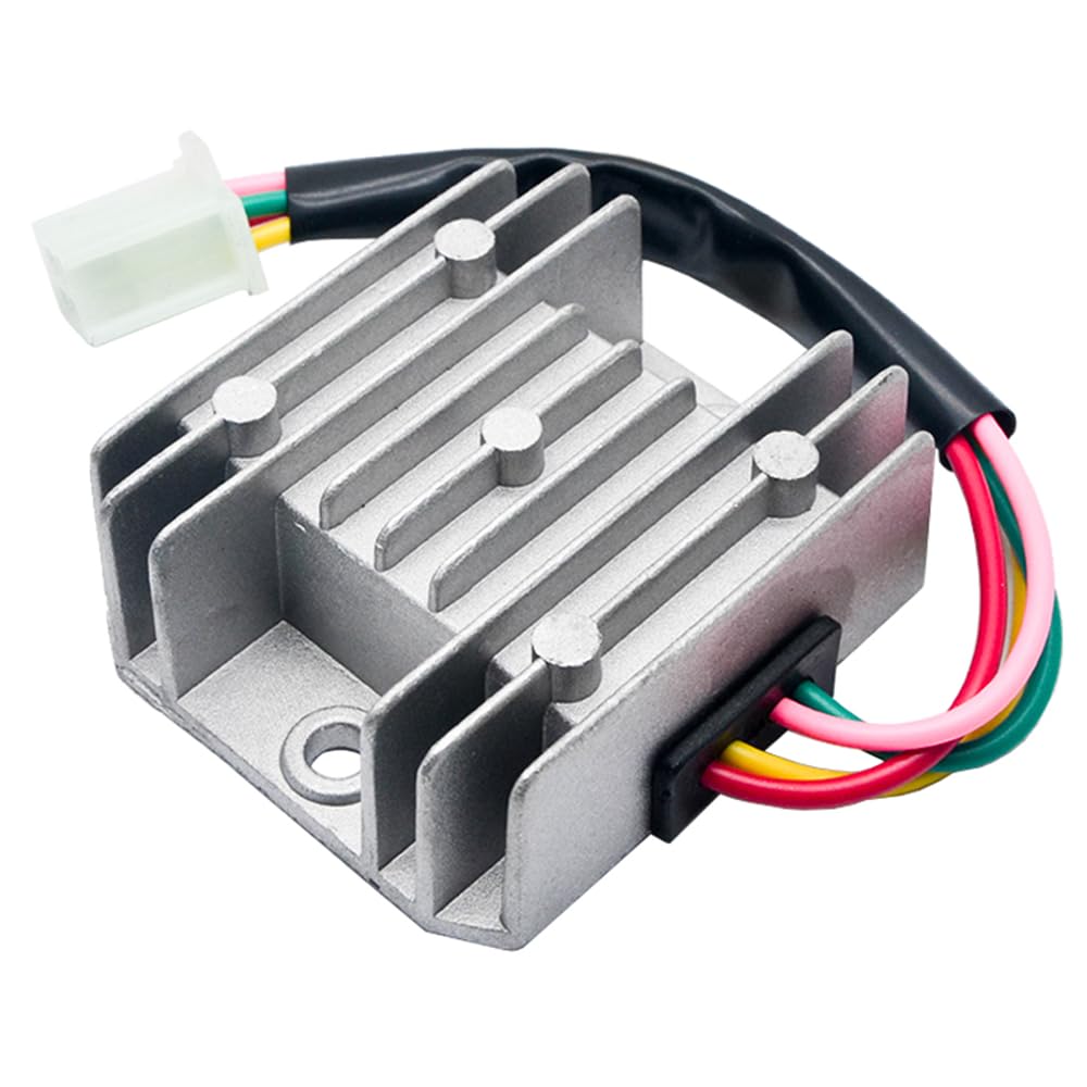 Riloer Regolatore raddrizzatore universale 4 fili 12 V AC regolatore di tensione per moto quad scooter