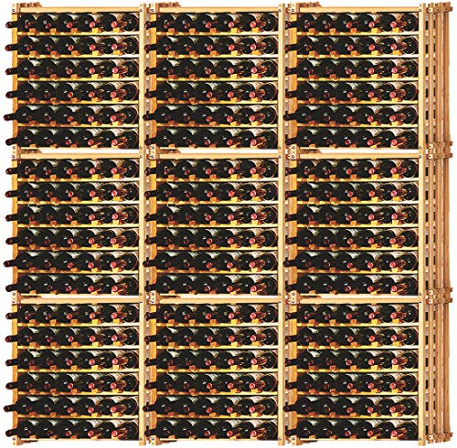 Ma Cave à Vin - Meubles en bois - CASIER BOIS - Bois clair - Capacité bouteilles : 342 (min/maxi : 342/513) Cover