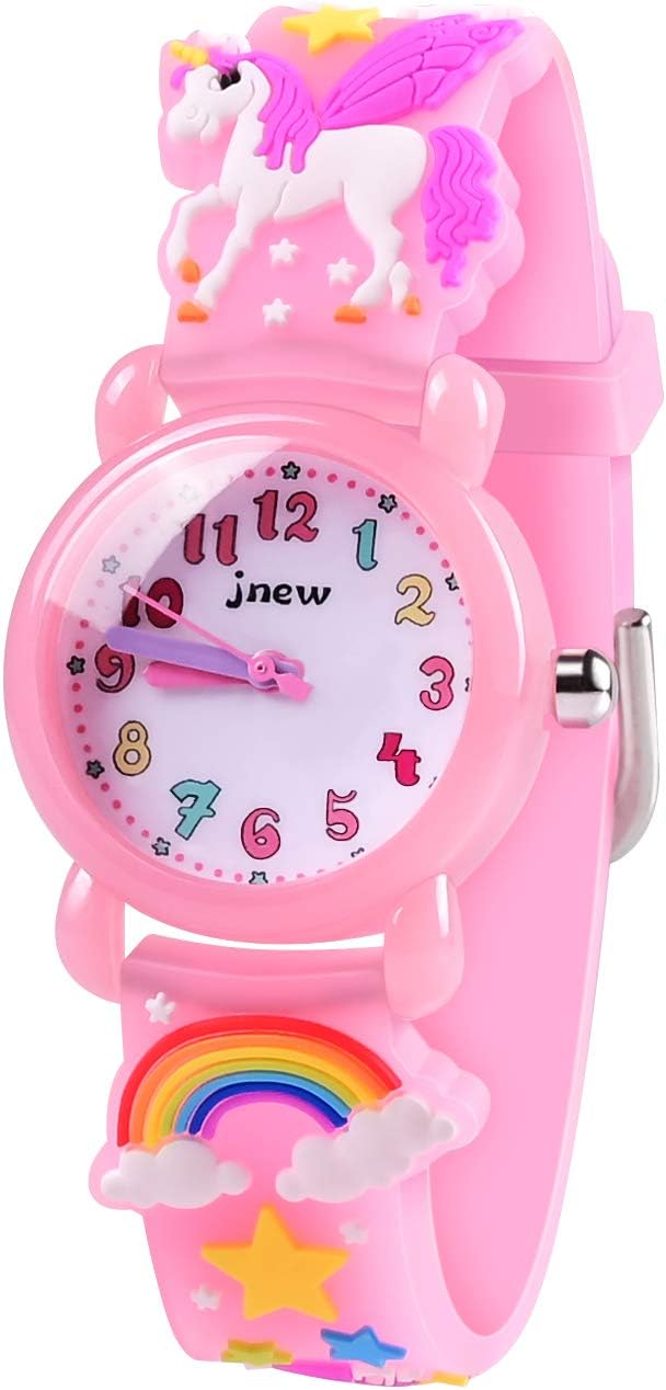 Girls Watch – 3D Cartoon Waterproof Toddler Watch, Gifts for Girls Age 2-8 Toys for 3 4 5 6 7 Year Old Girls – Kids Gifts