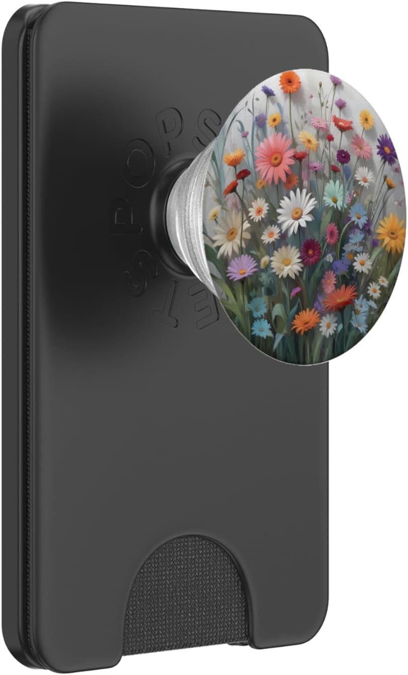 Blooming Flowers Mixed Flower Bouquet PopSockets PopWallet for MagSafe