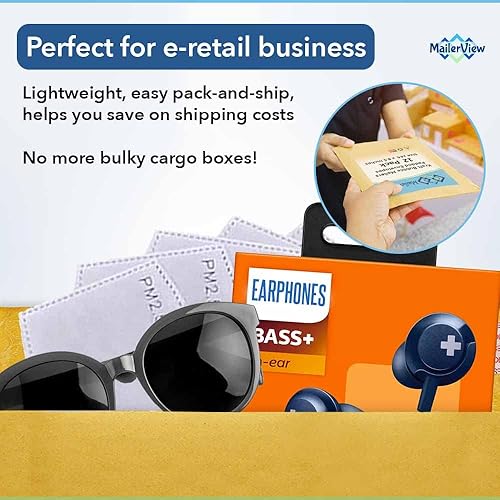 Miniatura 6 de Paquete de 100 sobres acolchados MadeI In USA (#4) de 9.5 x 14.5 pulgadas, sobres acolchados con cinta autosellante, paquete de 100 unidades
