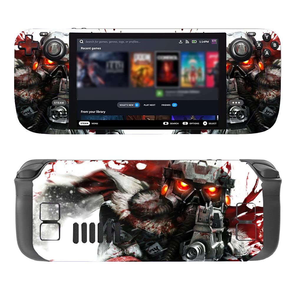 eWINNER Skin Sticker Compitable with Steam Deck Handheld Gaming/Protective Vinyl Decal Scratch Resistant Anti Fingerprint Removable Vinyl Wrap Cover Easy to Stick &Tear No Glue Residue (0042)