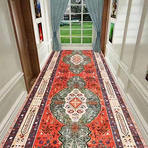 Tapis de passage orange antidérapant résistant pour sécuriser le sol - 3