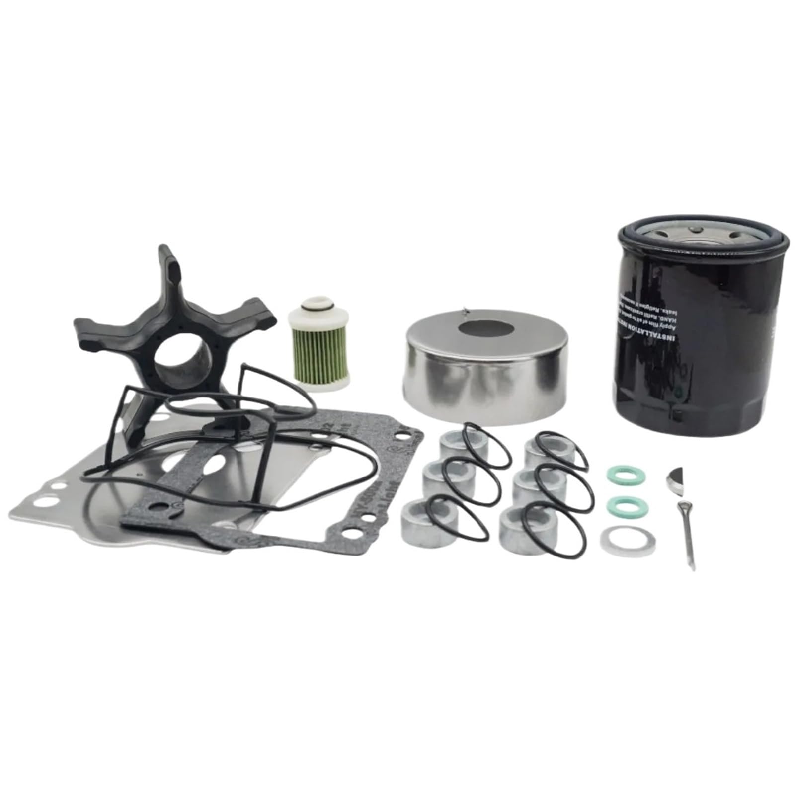 for Suzuki DF150AP-DF200AP 150-200HP 2016+ Kit fuoribordo Anodo di Zinco | 2016+ 150-200 CV, filtro guarnizione con anodo di zinco, Suzuki