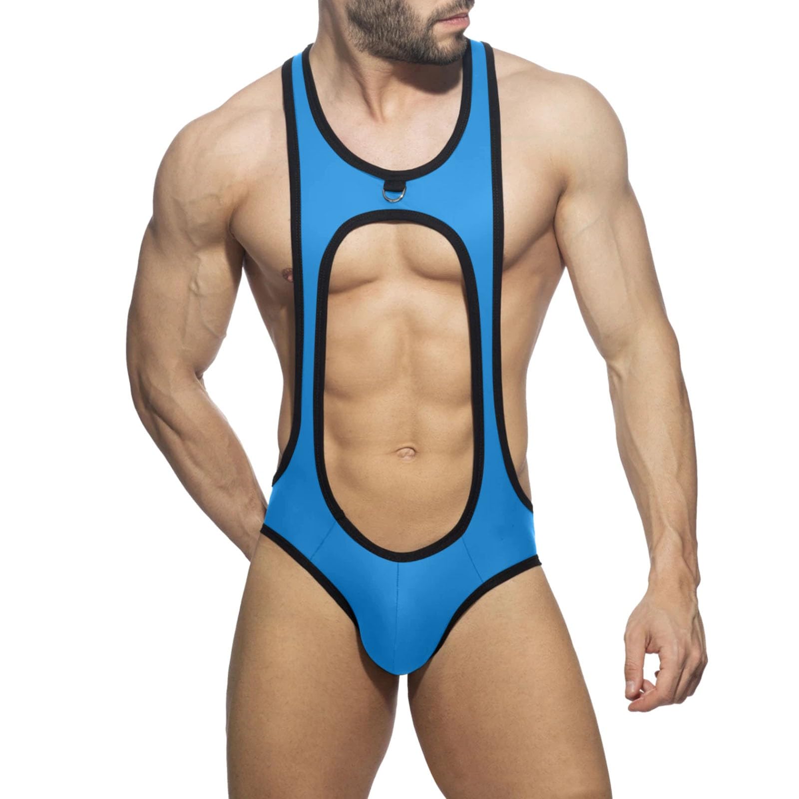 Borat Mankini Herren - Leopardenmuster Badeanzug String