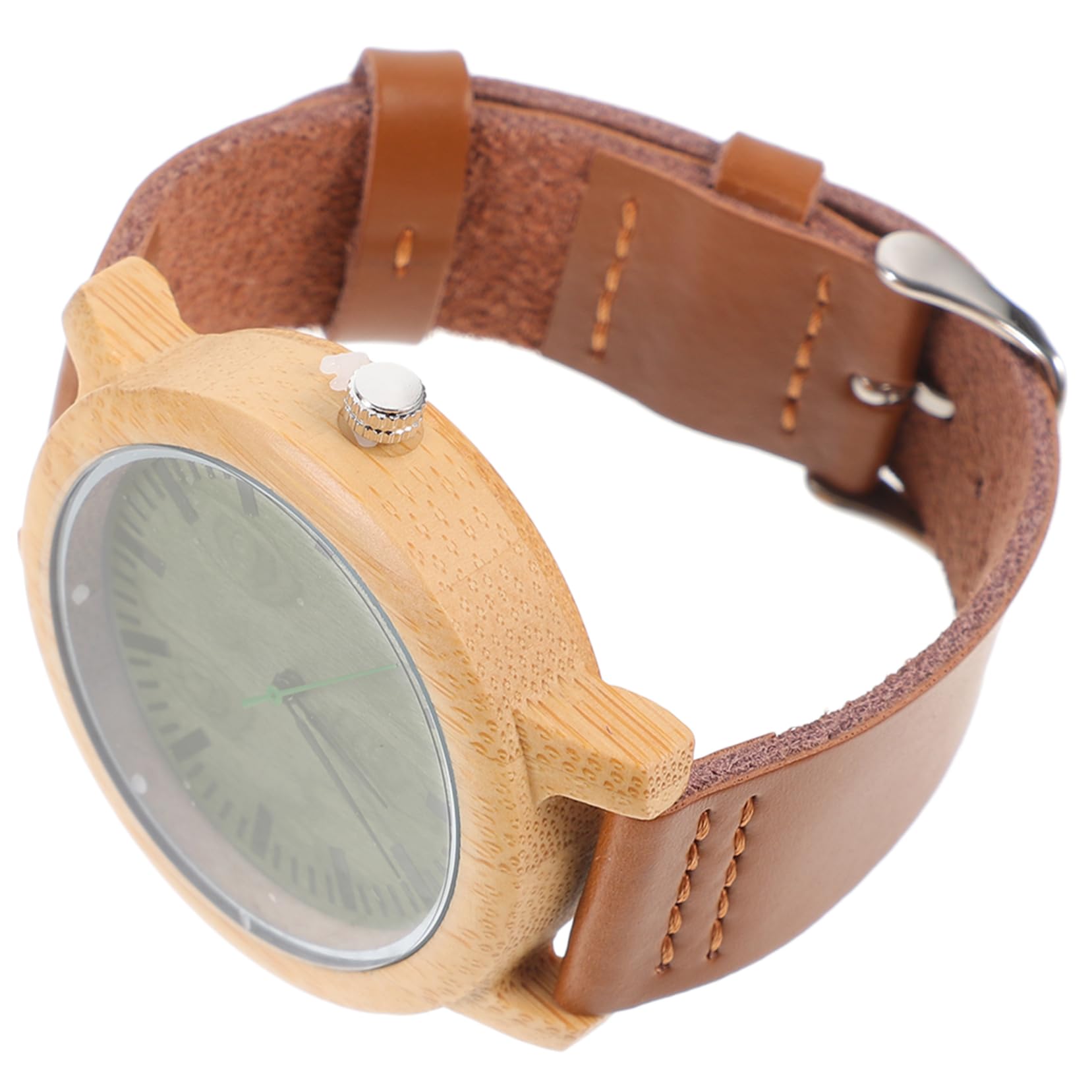 Baluue 1 Legno per con Cinturino Vintage e Leggero Confezione Inclusa per Ogni Occasione e Look