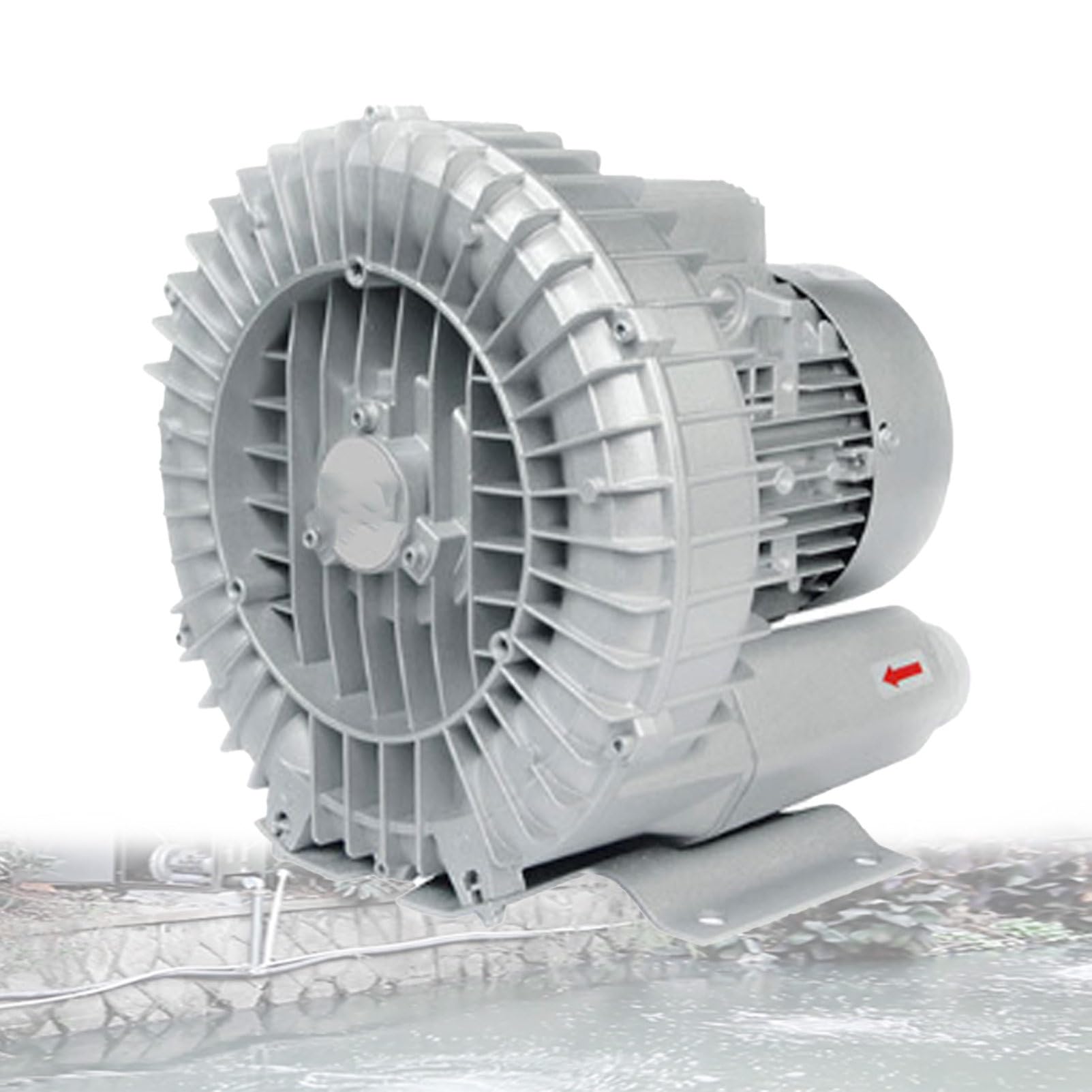 Pvxa High-Pressure Vortex Ring Blower, Industrial Vacuum Pump, with Motor Speed,7500w Vortex Blower,for Sewage Aeration Aquarium Fish Pond SinglePhase-370W/0.49HP