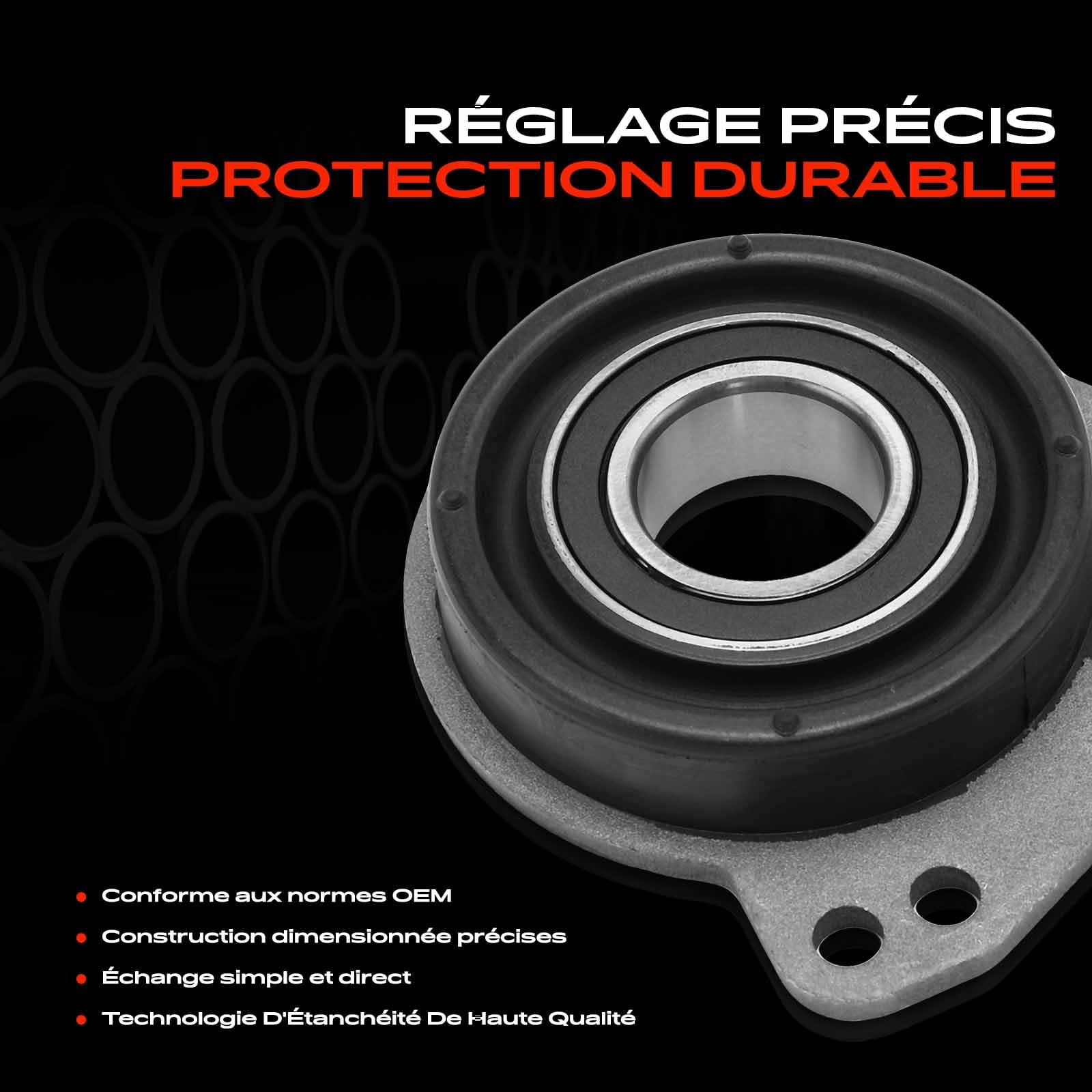 Frankberg Roulement d'arbre de transmission à billes 96BG3C08E1A | Compatible avec: Fiesta IV JA JB, Mondeo III B5Y, Transporteur IV Coffret 70A 70H 70J 7DA 7DH, Mondeo III Berline B4Y