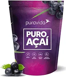 Puravida Açaí em Pó Orgânico Liofilizado 200g