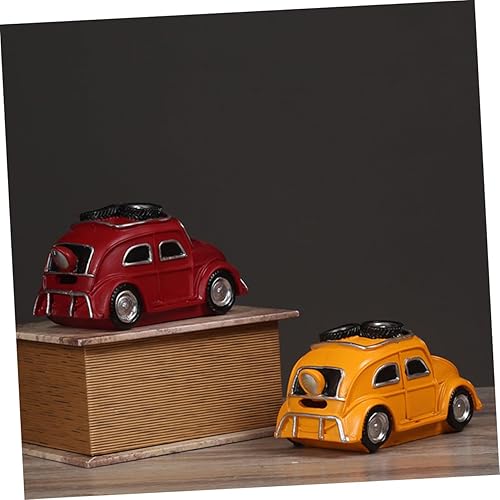 Miniatura 7 de Totority Alcancía de resina, banco de inercia, vehículo de inercia, auto seguro para niños, monedas, banco de dinero, ahorro de monedas, tarro de