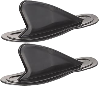 Toddmomy 2pcs Surfboard Paddle Board Electric Longboard Electric Surfboard Power Tools Surfboard Tail Fin Surfboard Thruster Fins Surfboard Accessory Surfboard Replacement Paddle Fin Black