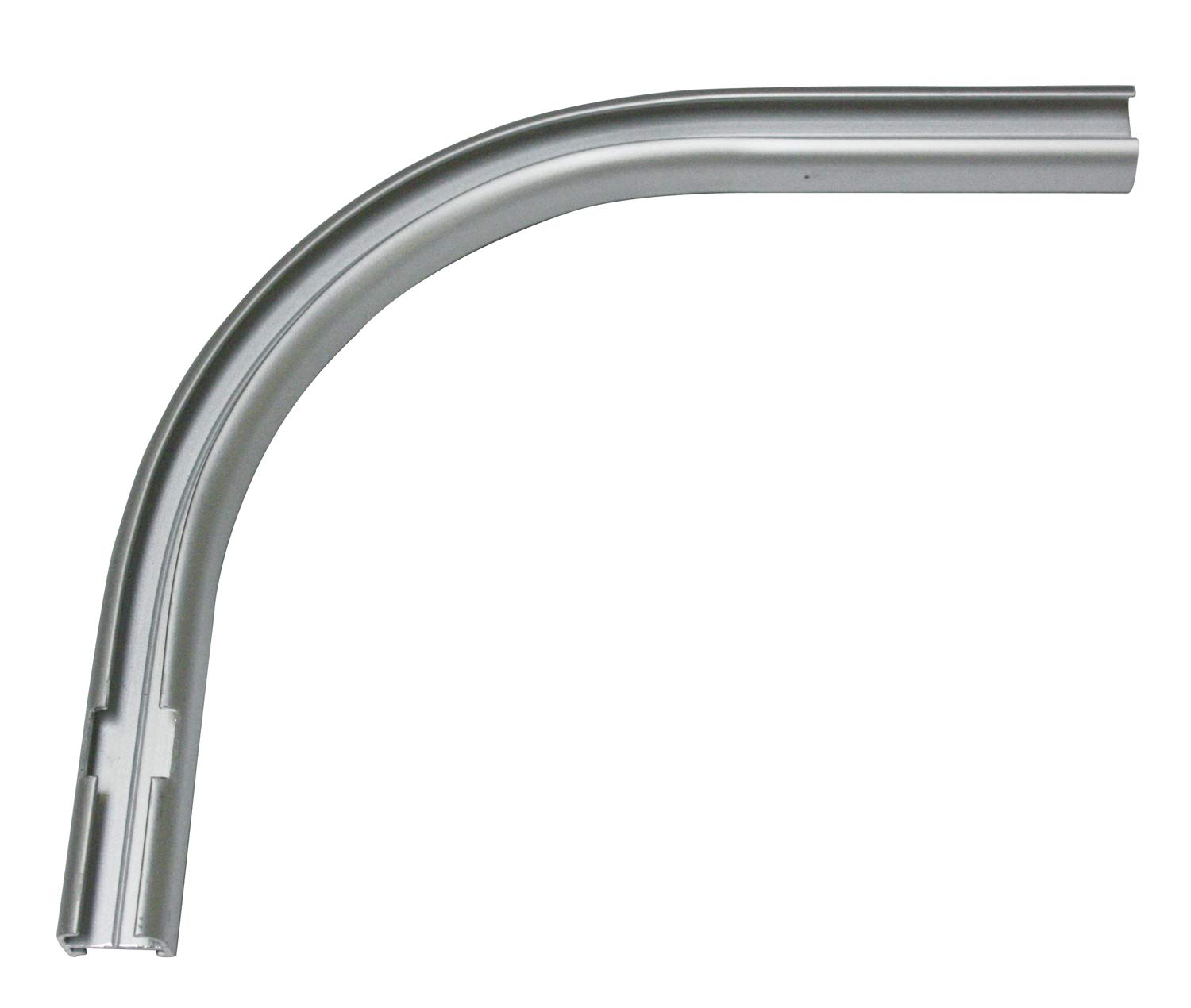 Gardinia 12/13cm White Aluminium 90° Angle Left 1 Track Curtain Rail Elbow