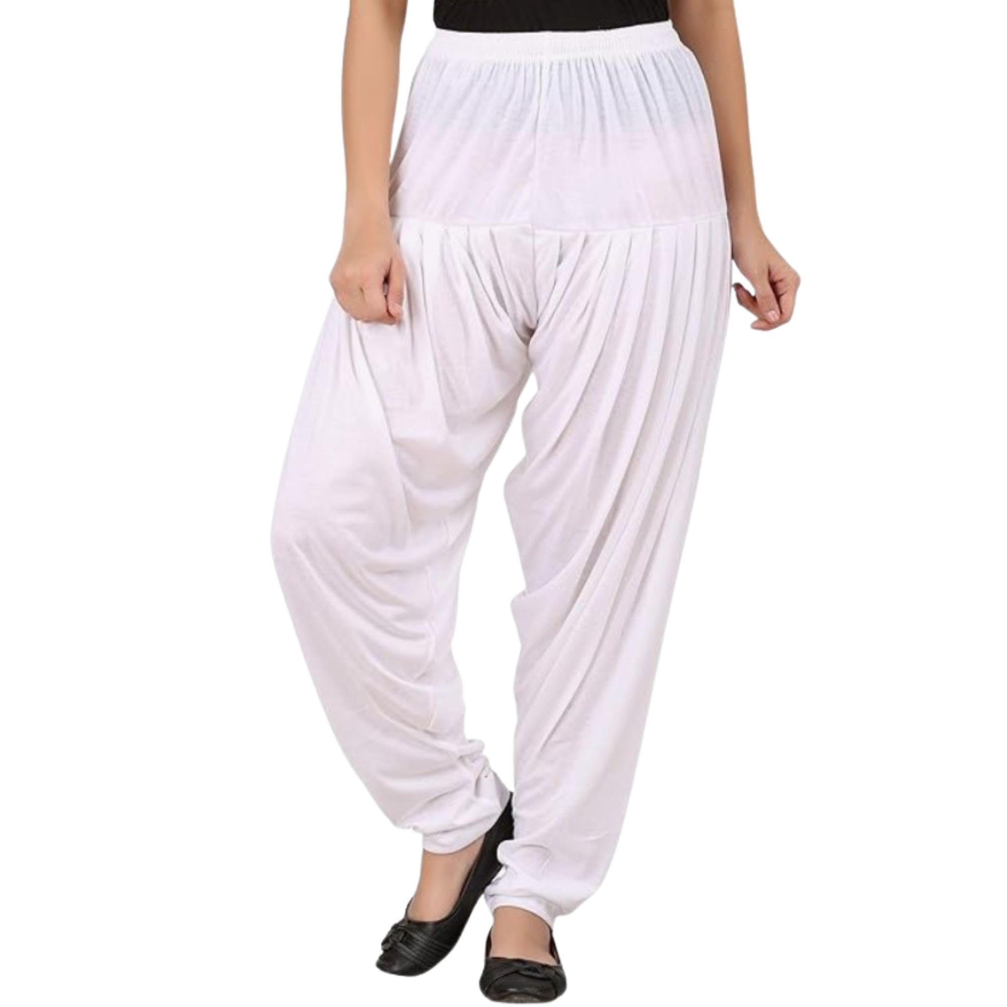 Women’s Cotton 50 Phrill Patiala Pants | Punjabi Patiala Salwar for Women | Comfortable Ethnic Bottom Wear for Kurti | Loose Fit Pleated Pants-picture-27