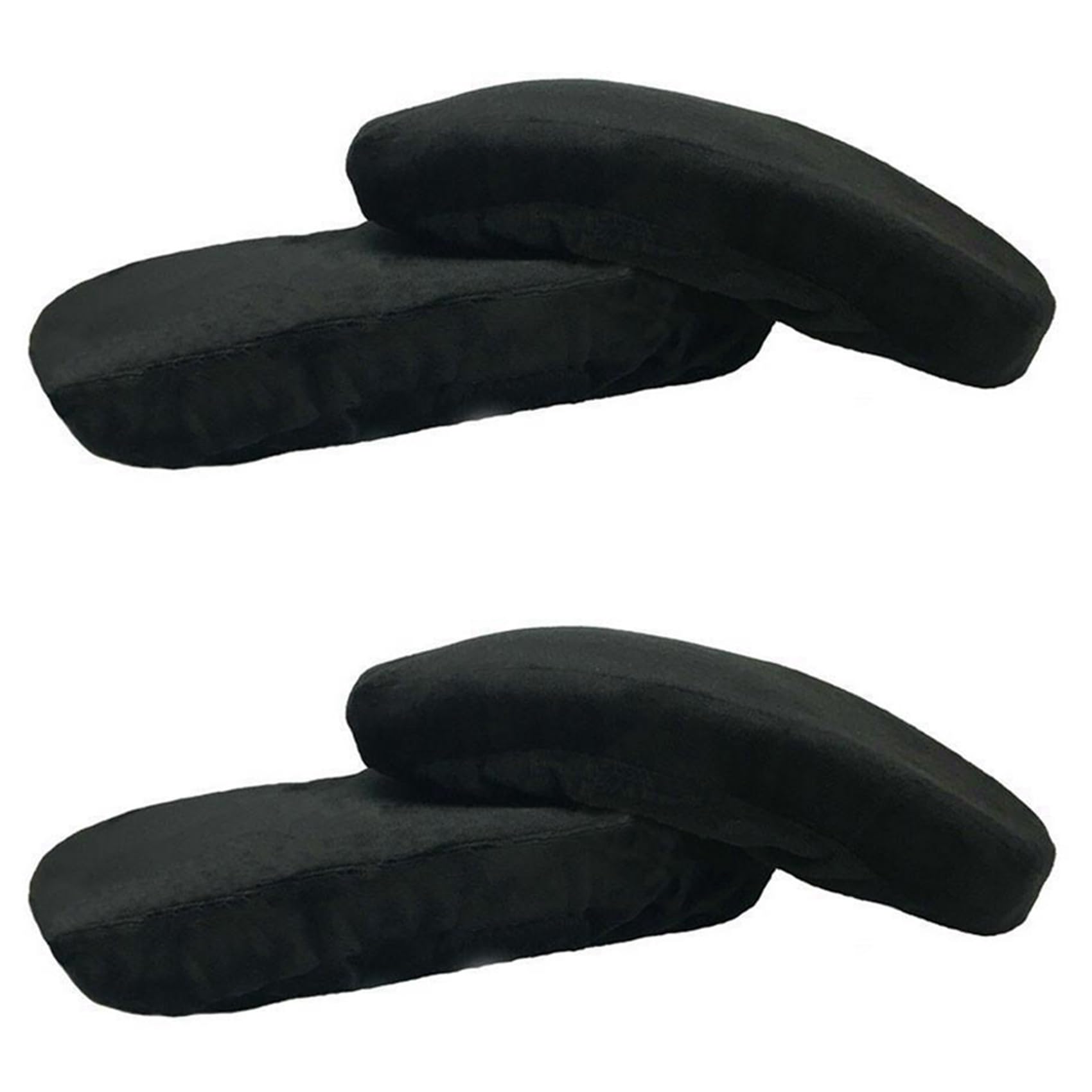 Hndhbfgrt 4 Pieces Set Ergonomic Memory Foam Chair Armrest Pad, Rest Comfy Rest Chair Rest Arm Rest Cover for Elbows