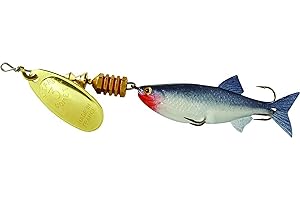 Mepps Comet Mino Shad - Size: 3 (5/16 oz.), Gold, Multi