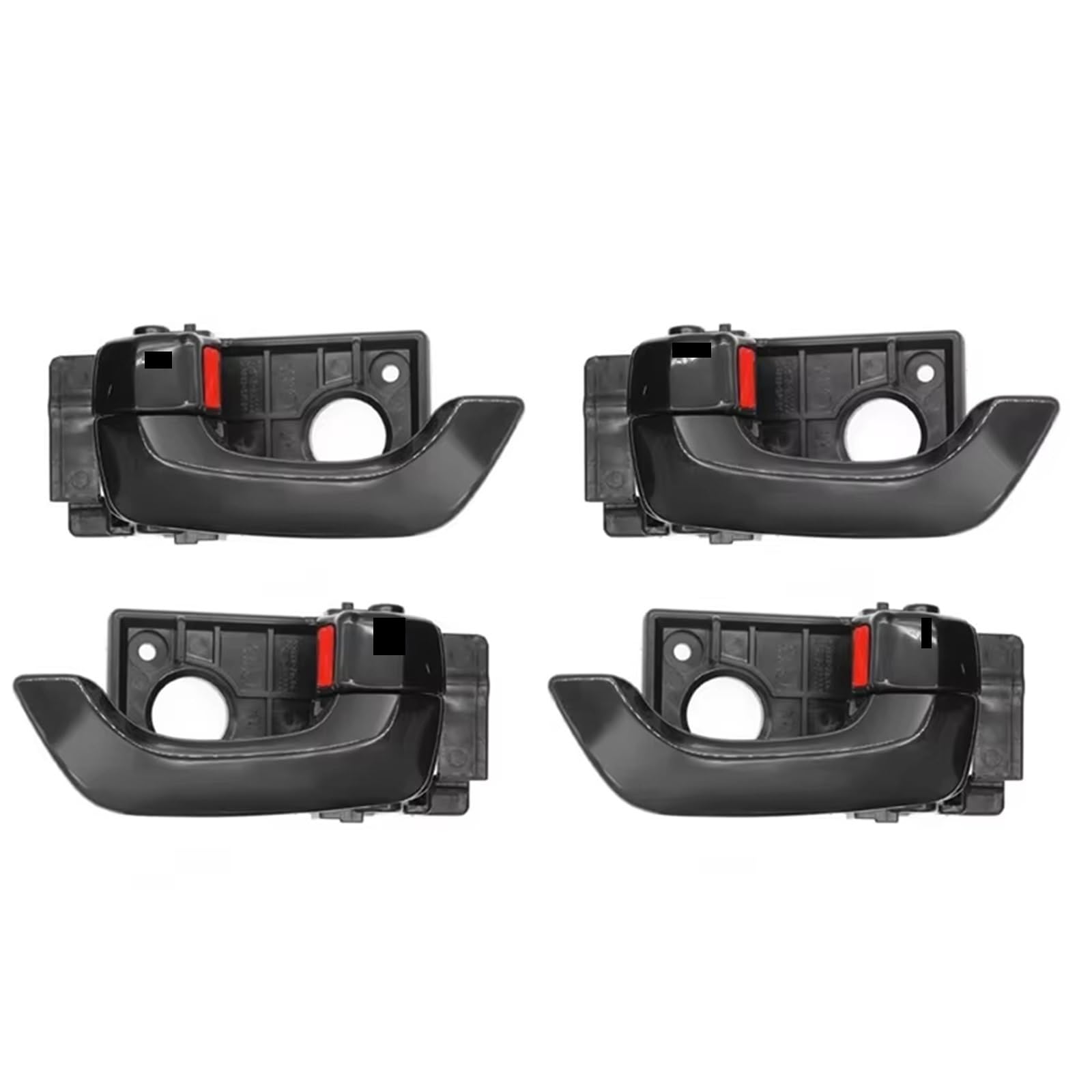 Bhzsbe One Color Car Side Plated Interior Door Handle For Kia For Optima 2.4L .7L 2006-2010 82620-2G000 82610-2G000-B Interior Accessories 4Pcs Inside Door Handle Left Right