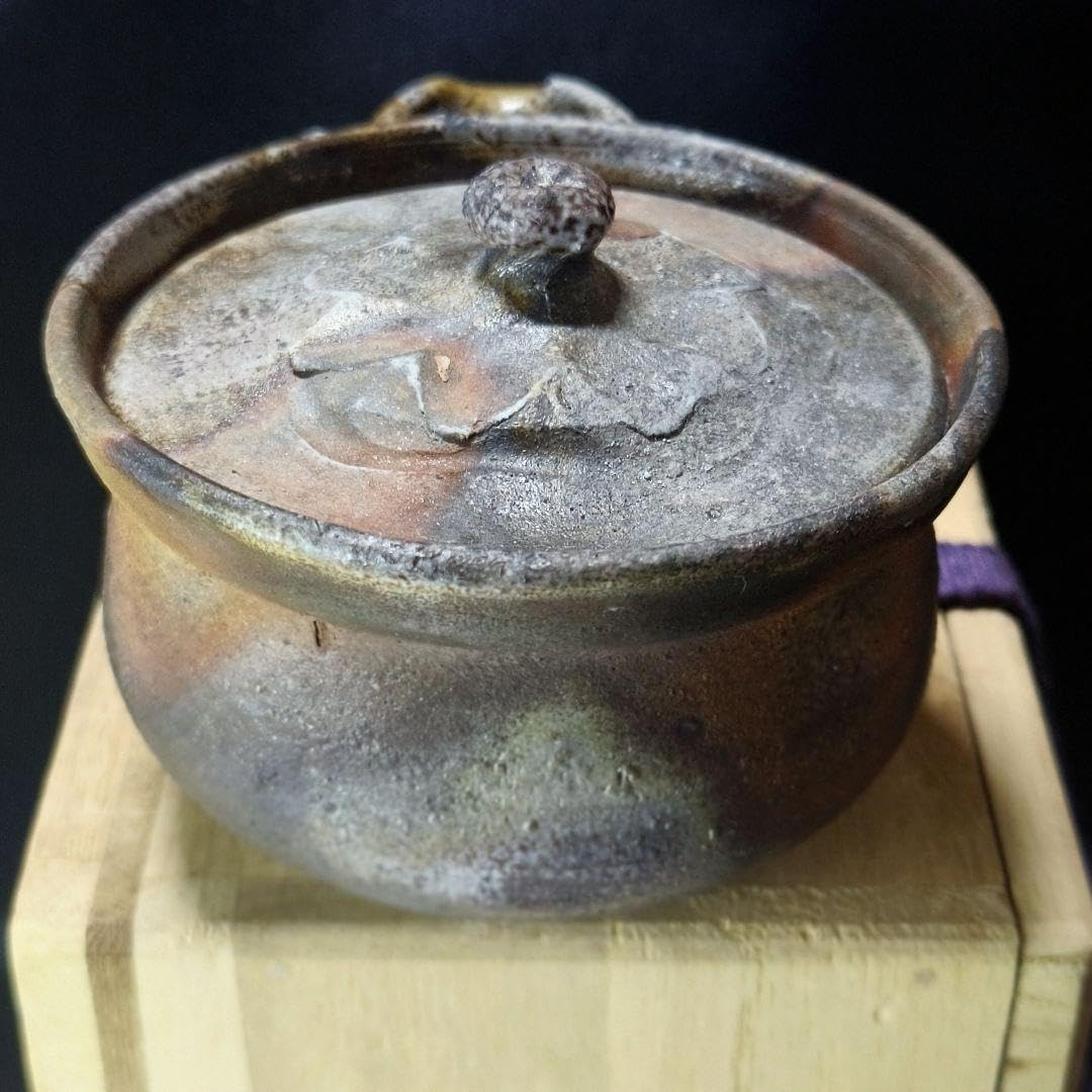 茶道具 備前焼 窯変宝瓶 藤本道生 共箱 共布 作歴 火襷 胡麻 未使用煎茶器 Amazon.co.jp: 茶道具 備前焼 窯変宝瓶 藤本道生 共箱 共布 作歴 火襷