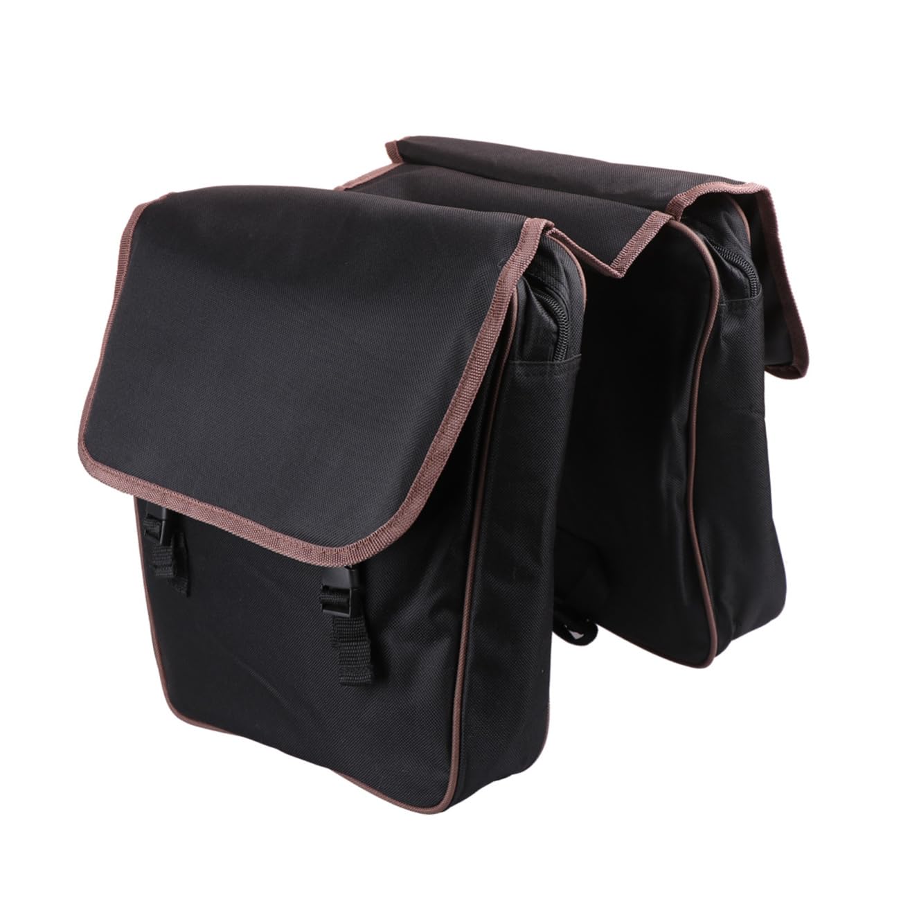 SUPVOX Borsa Sella Bici Posteriore Nera in Nylon, 1 Pezzo | Bici Pieghevole, Uso Outdoor Sportivo, Compatta e Resistente All'usura, Facile da Pulire
