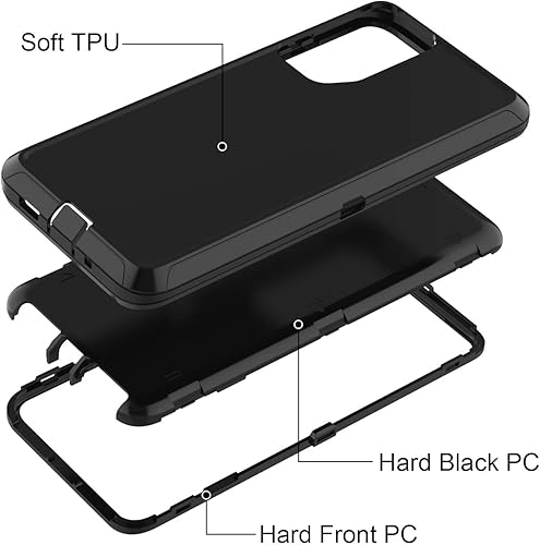 Miniatura 4 de Annymall Funda para Galaxy S20 FE 5G para Samsung S20 FE Funda resistente con protector de pantalla para mujeres y hombres Funda resistente a golpes