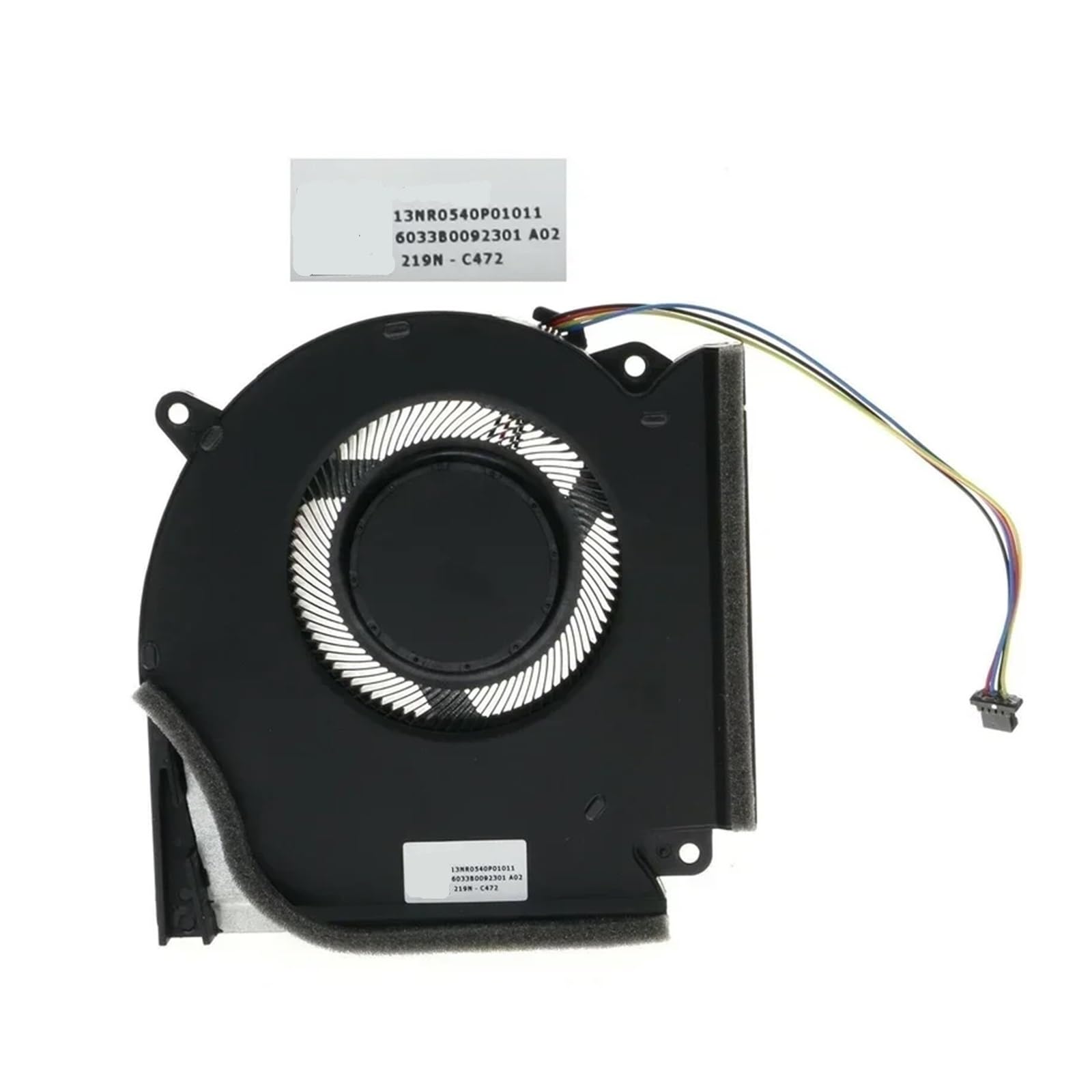 Wymiana wentylatora procesora/GPU Laptop kompatybilny z ROG Strix G533Q G513QR G713QR G733QS 12V 1A DFSCK22D058830 DFSCM227163927(GPU FAN)