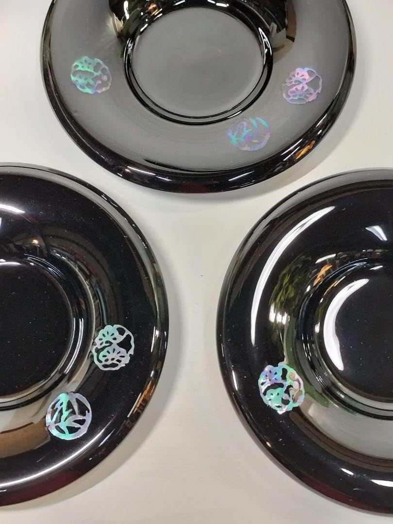 Amazon.co.jp: 琉球漆器 沖縄伝統工芸品 螺鈿細工 茶托 : ホーム＆キッチン