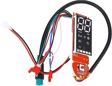 Electric Scooter Circuit Board with Clear Data Display, Replacement for Lenzod Controller