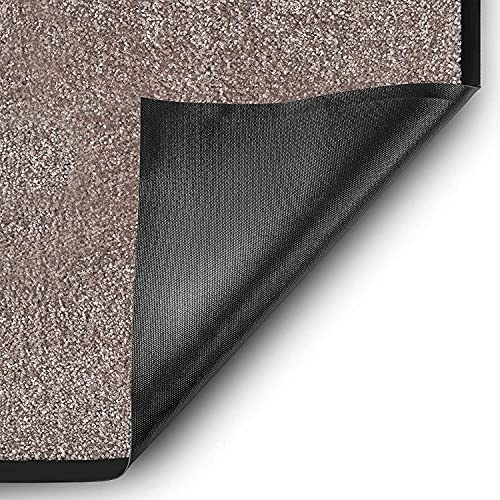 etm® Schmutzfangmatte - Fußmatte in vielen Größen - Türmatte Fußabstreifer für Haustür innen und außen (Beige/Rosé, 90x120 cm)