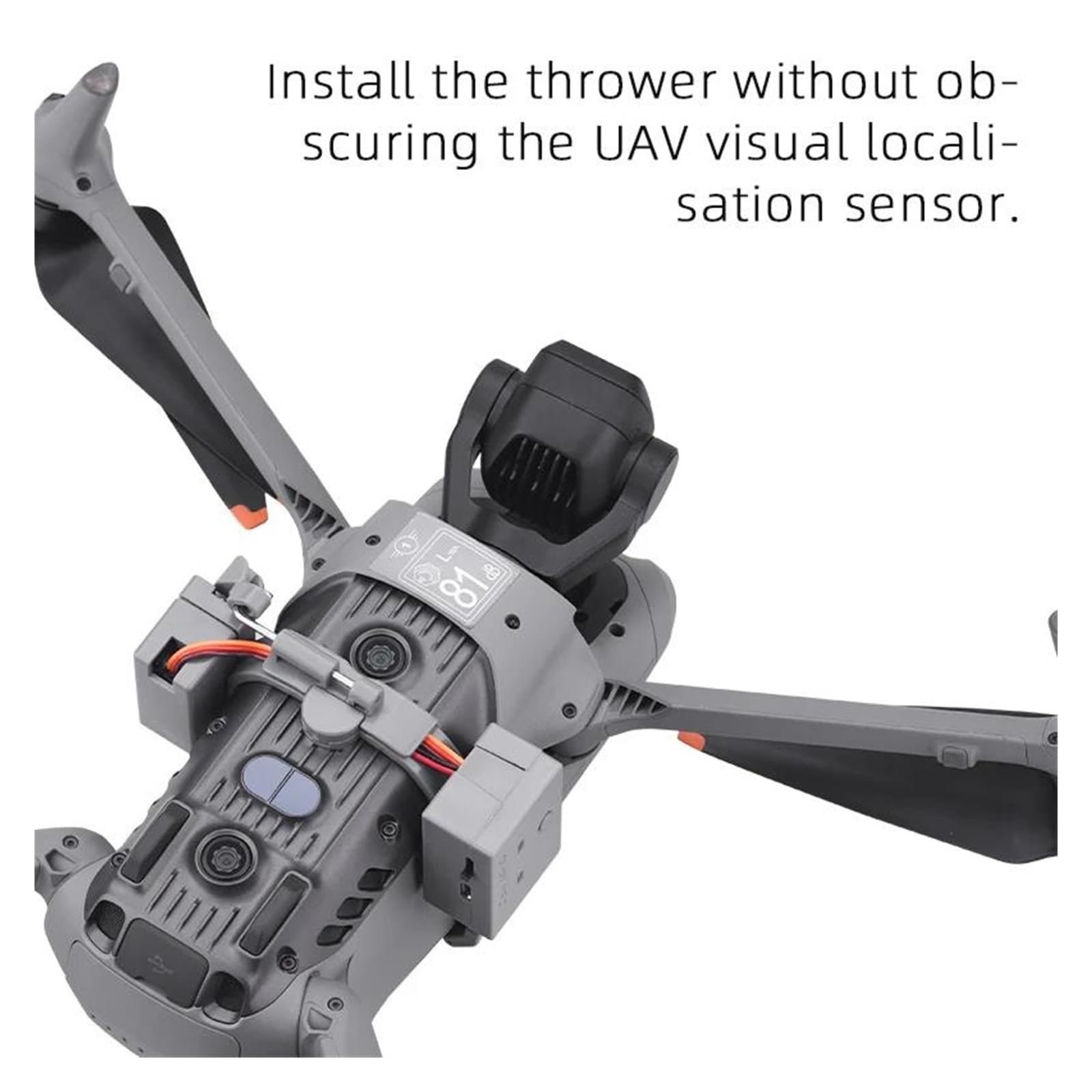 Sistema Airdrop per drone Airdrop con controllo a LED, per DJ&I Air 3S/Air 3 Drone Thrower Esca da pesca/anello nuziale regalo consegna/accessorio per salvataggio di vita