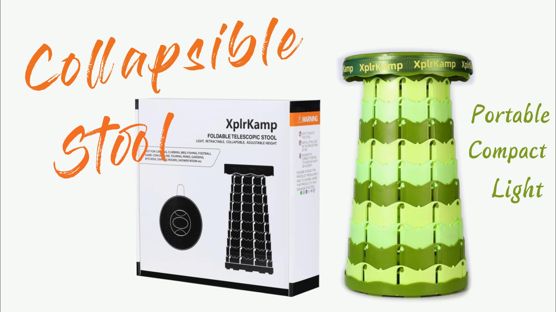 Amazon.co.jp: XplrKamp 折りたたみ椅子 伸縮式 超軽量900g 耐荷重