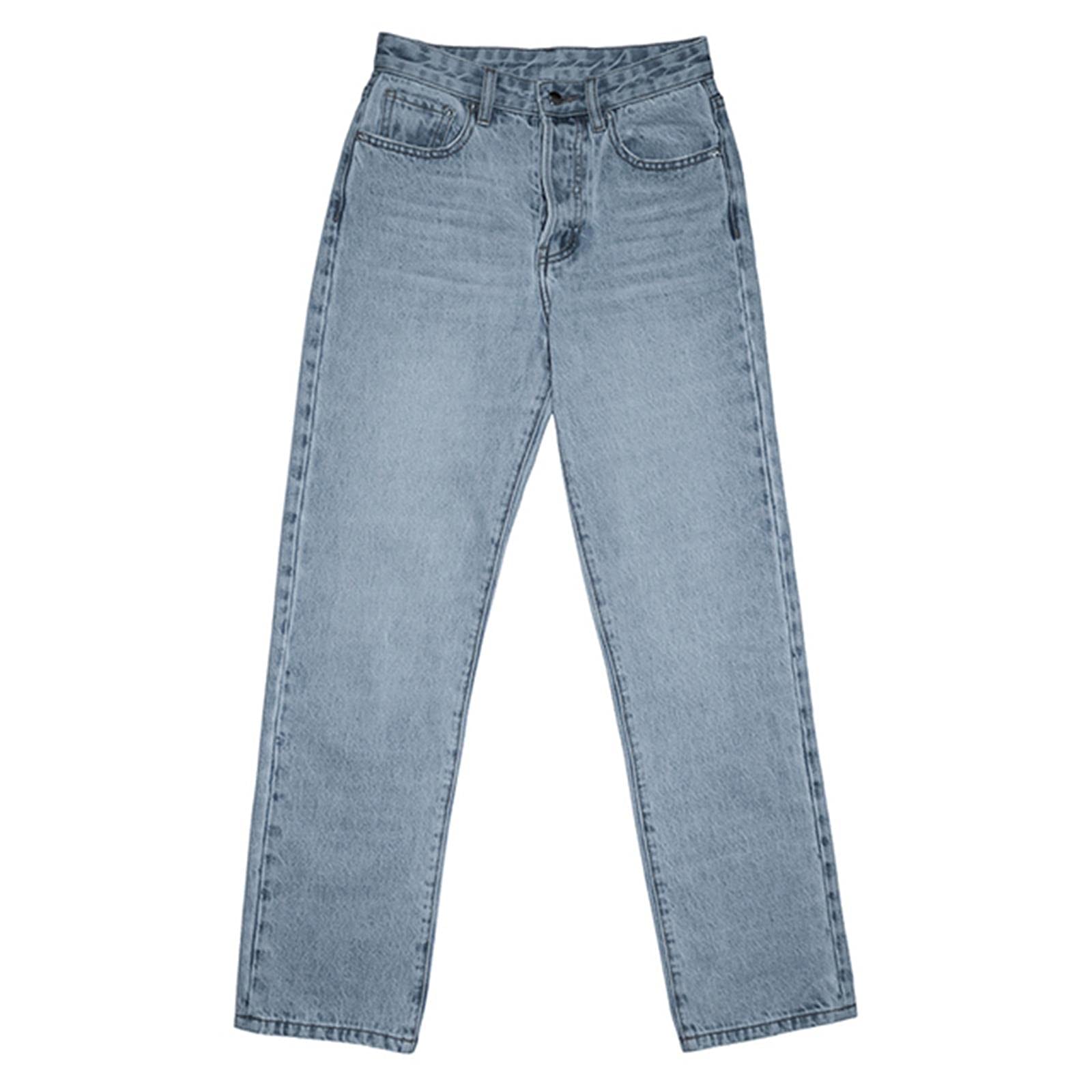 UKKO Jeans da Donna Jeans Allentati A Vita Alta per Le Donne Pantaloni Mom Jeans Jeans Lavata Jeans Fidanzato
