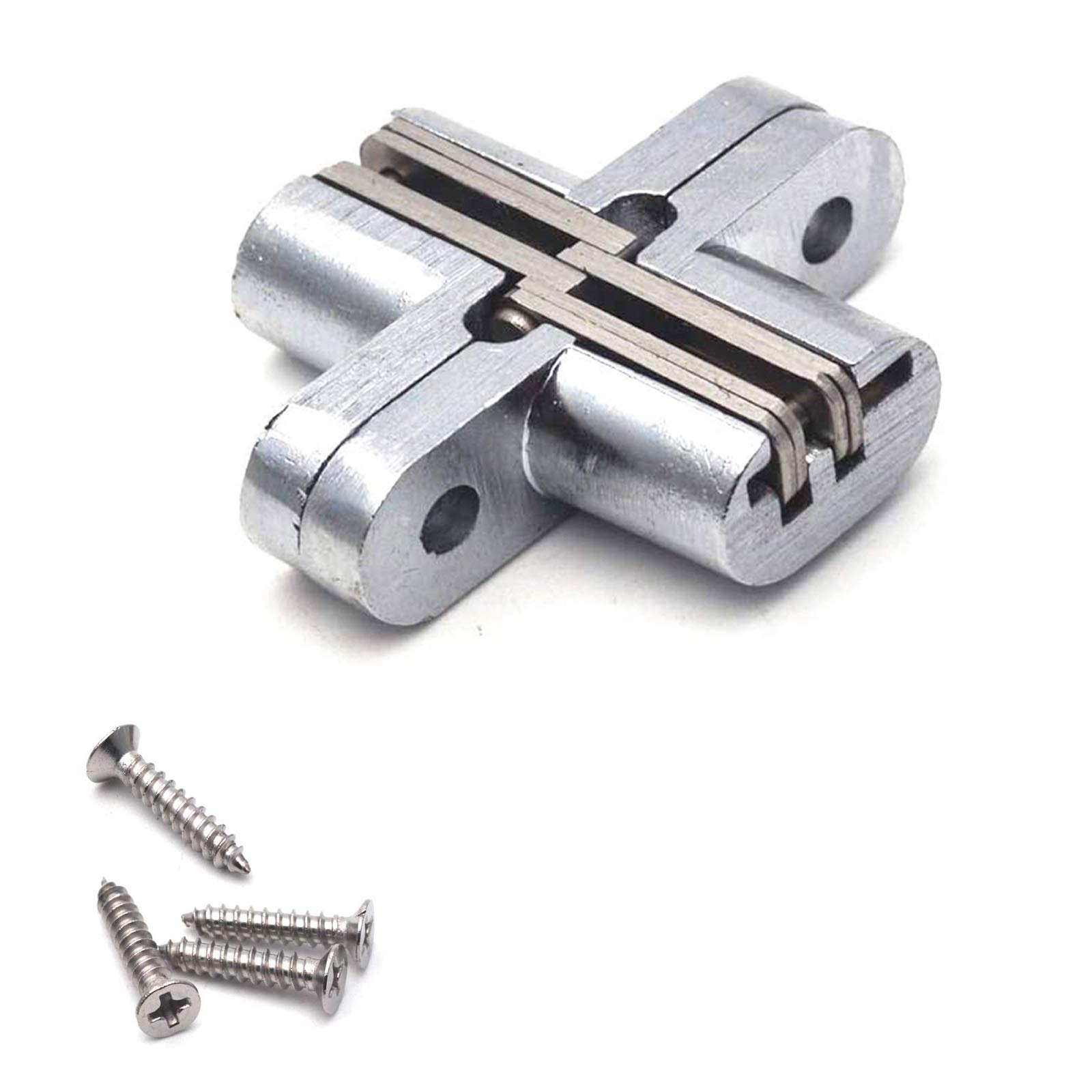 Buy Hidden gate Hinge Stainless Steel Invisible Door Hinges Cross